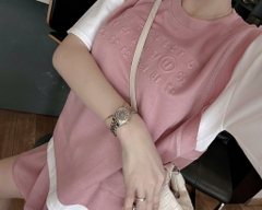 SET CHÂN VÁY XẾP LI MÌ HỒNG NỮ SẴN
