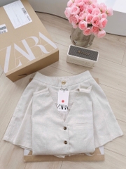 SET LINEN ZARRA 2 LỚP BUỘC SAU NỮ (HÀNG ĐẮT) SẴN (SALE 158k)