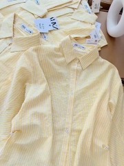 ÁO SƠ MI KẺ Z.ARA LI EO MẶC 2 KIỂU NỮ SẴN