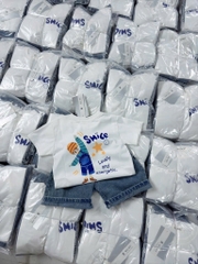 SET ÁO SMILE QUẦN BÒ BÉ TRAI