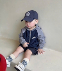 ÁO KHOÁC GIÓ NIKE 4 MÀU DÀI TAY BÉ TRAI