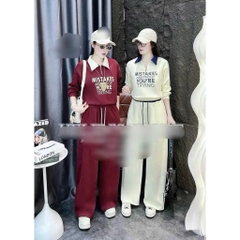 BỘ NỈ 2 DA 3 MÀU MISTAKE NỮ