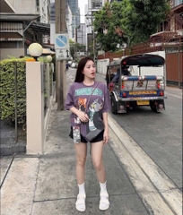 ÁO PHÔNG TÍM HOGWARTS NỮ SẴN(XẢ 69k)