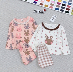 SET 2 BỘ DÀI THỎ HOA NHÍ TONE HÀN QUỐC BÉ GÁI