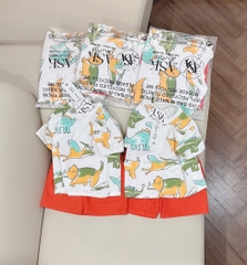 SET KHỦNG LONG QUẦN CAM BÉ TRAI SẴN (SALE 62k)