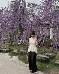ÁO LEN SÁT NÁCH XOẮN THỪNG XOÈ DÁNG DÀI NỮ SẴN
