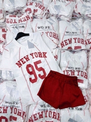 SET BỘ ÁO NEWW YORK KÈM QUẦN ĐÙI NỮ
