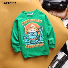 ÁO PHÔNG DÀI TAY SIZE ĐẠI JAMIKIDS BÉ TRAI