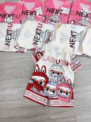 SET 2 BỘ ĐÙI PIZAMA LABUBU BÉ GÁI(XẢ 125k)