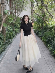 SET ÁO LIỀN VÁY TƠ NỮ SẴN