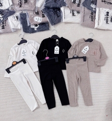 SET BỘ BÉ TRAI TÚI MẶT CƯỜI 2 MÀU SẴN