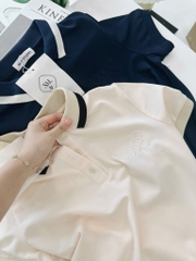 VÁY POLO SUÔNG 2 MÀU BASIC NỮ SẴN (SALE 79k)