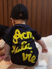 ÁO PHÔNG CỘC ACME XANH THAN MẸ CON