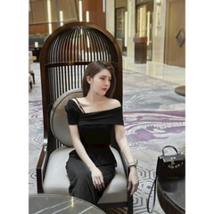 ÁO DÍP LEN NỮ VẠT VAI KÈM TAG MIU MIU THU ĐÔNG SẴN(XẢ 55 k)