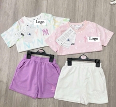 SET 2 BỘ CỘC NY HỒNG LOANG TÍM BÉ GÁI(SALE 108k)