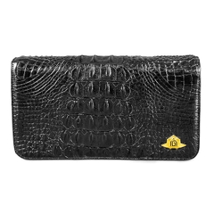 Clutch DOLO hai khóa Da Cá Sấu - PKC12CS