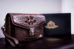 Clutch da cá sấu khóa số 2 ngăn PKCAT03