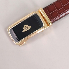 Dây thắt lưng da bò dập vân DOLO - DLB13