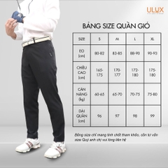 Quần golf dài Ulux- QGA01