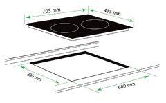 BẾP TỪ ĐÔI DVA 2VB