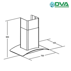 MÁY HÚT MÙI DVA 037HCC