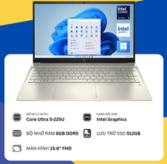 HP 15-FD2050WM (Core Ultra 5-225U/8GB RAM DDR5/SSD 512GB/15.6" FHD Touch) New Fullbox
