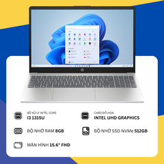 HP 15 fd0303TU - A2NL4PA (i3-1315U/8GB RAM/SSD 512GB/15.6 FHD) - NEW