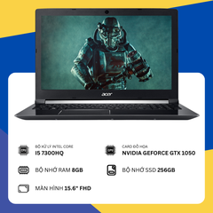 Acer Aspire A715-71G (i5-7300HQ/8GB RAM/SSD 256GB/Nvidia GTX 1050/15.6" FHD)