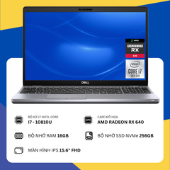 Dell Latitude 5510 (i7-10810U/16GB RAM/SSD 256GB/AMD Radeon RX 640/15.6" FHD)