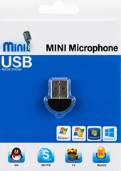 USB Mini Microphone Thu Âm Nhỏ Gọn