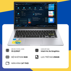 Asus Vivobook X431EA (i5-1135G7/8GB RAM/SSD 256GB/ 14" FHD)