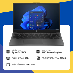 HP 255 G10 (Ryzen 5 - 7530U/8GB RAM/SSD 256GB/15.6" FHD)