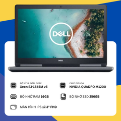 Dell Precision 7720 (Intel Xeon E3-1545M v5/16GB RAM/SSD 256GB/NVIDIA Quadro M1200/17.3" FHD)