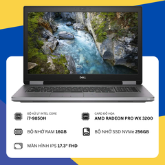 Dell Precision 7740 (i7-9750H/16GB RAM/SSD 256GB/AMD Radeon Pro WX 3200/17.3" FHD)