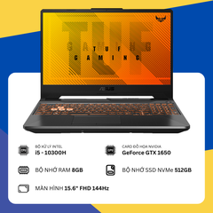ASUS TUF Gaming F15 FX506LH (i5-10300H/8GB RAM/SSD 512GB/GTX 1650/15.6' FHD 144Hz)