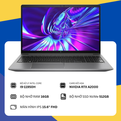 HP Zbook Power 15 inch G8 Mobile Workstation (i9-11950H/16GB RAM/SSD 512GB/NVIDIA RTX A2000/15.6" FHD)