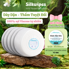 Combo 05 Cuộn lõi Khăn Mặt Không Túi Silkwipes - C5KV
