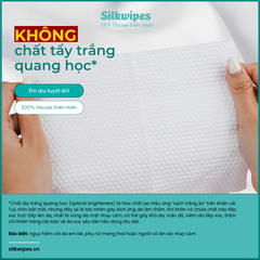01 Khăn mặt đa năng dạng rút Silkwipes bao bì chữ 60M - R1