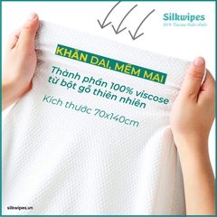 Khăn tắm nén du lịch Silkwipes 70x140cm - KTG1