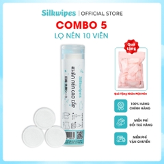 Combo 05 Lọ Khăn Mặt Nén 10 Viên - L5