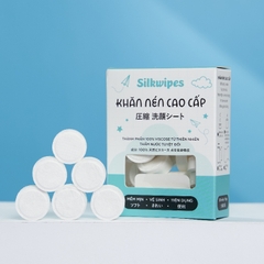COMBO 04 Món - Khăn mặt cuộn, khăn nén hộp 30 viên, lọ nén 10 viên và 01 khắn tắm nén - CKTHL1
