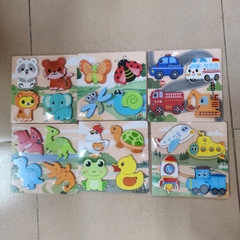 Tranh nổi 4 hình size 18*18cm