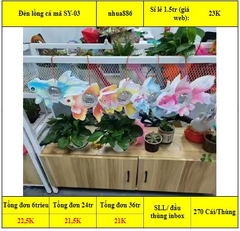 Đèn lồng cá 2 mã SY03