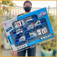 Set 8 xe cảnh sát mã DYB168-91