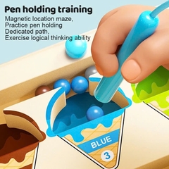 Mê cung từ tính(hình kem, số, khủng long, hộp kẹo) mã BQLMG