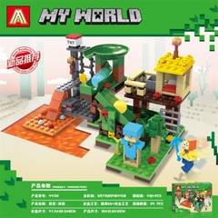 Bộ xếp hình Minecraft 410pcs mã 44112