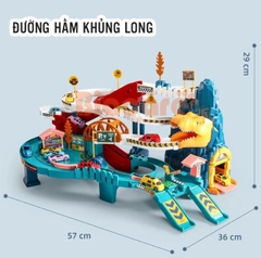 Cầu trượt khủng long 5501A (Đường hầm khủng long)