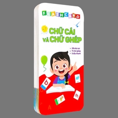 Thẻ chữ cái và chữ ghép size 10*15cm