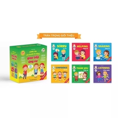 Sách bìa cứng: Cùng con rèn luyện kỹ năng giao tiếp ứng xử (Bộ 6 cuốn)