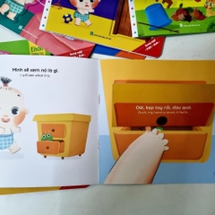 Bộ ehon tương tác lật mở song ngữ Anh - Việt 10 cuốn